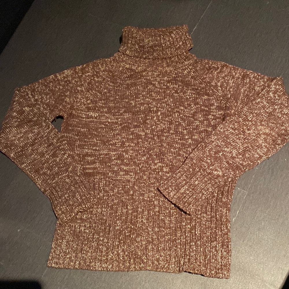 Cozy high neck turtleneck sweater